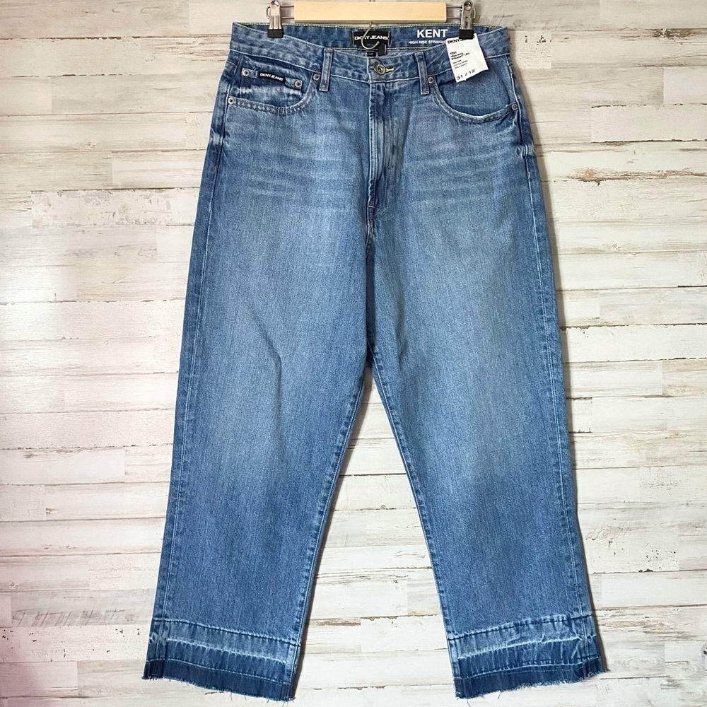 NWT DKNY Jeans Kent High Rise Straight Leg Size 31